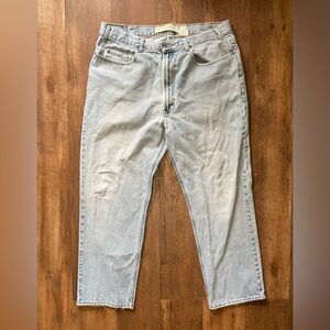 Vintage Gap blue jean light wash relaxed fit denim men’s size 40x30